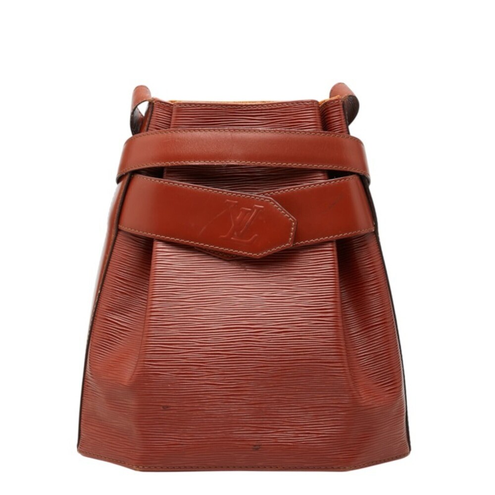 Louis Vuitton Epi Sac Depaule GM Shoulder Bag M80193 Kenya Brown Leather Wome...